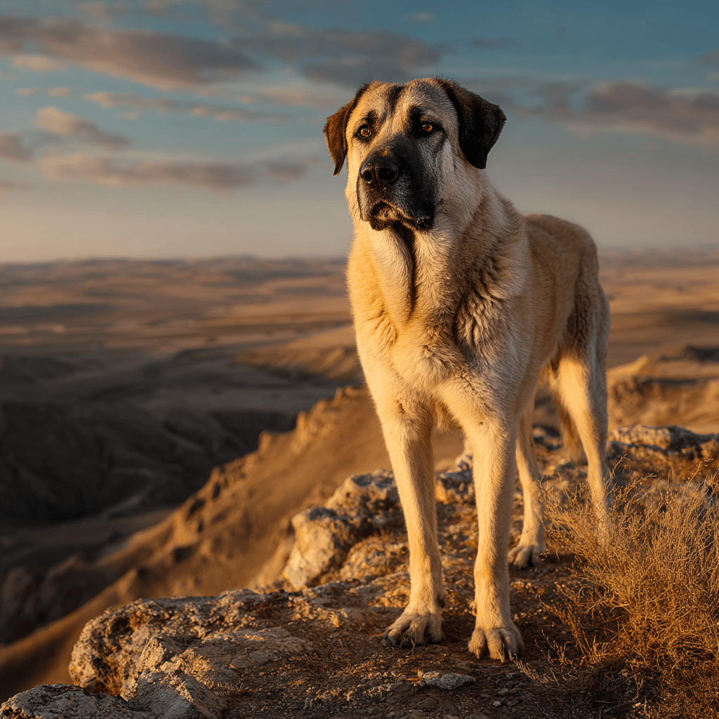 Kangal sur montagne en turquie