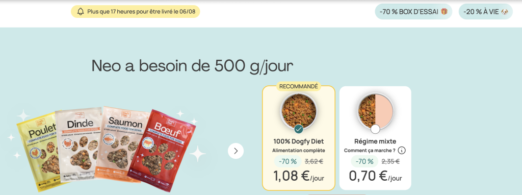 Réduction spéciale pour box d'essai et abonnement