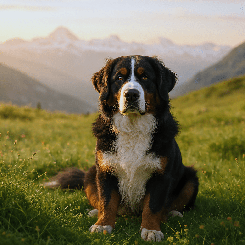 bouvier bernois prairie suisse