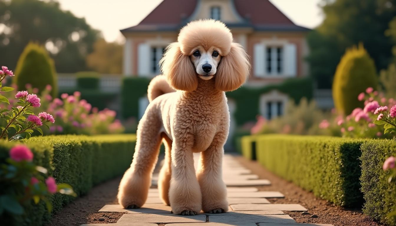 découvrez le caniche, un compagnon à la fois élégant et intelligent, parfait pour les familles et les amateurs de chiens raffinés.
