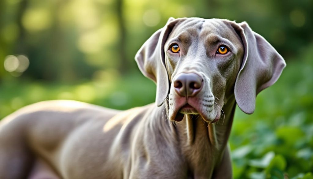 partez à la découverte du braque de weimar, un chien élégant, fidèle et plein d'énergie. apprenez tout sur son caractère, son histoire et pourquoi il est le compagnon idéal pour toute la famille.