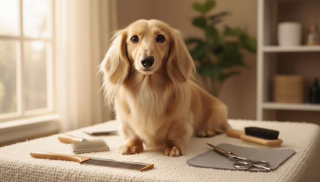 découvrez la fréquence idéale pour toiletter un teckel beige à poils longs afin de maintenir son pelage en bonne santé et éviter les nœuds.