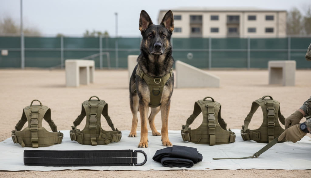 découvrez comment choisir le harnais parfait pour un chien militaire grâce à notre guide complet, alliant confort, sécurité et performance pour votre fidèle compagnon.